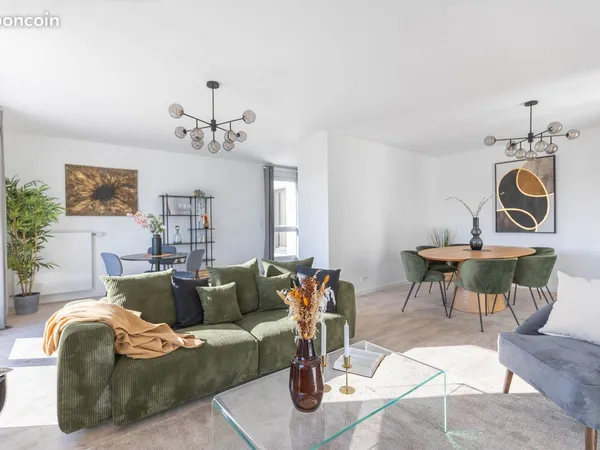 Rennes - Superbe 5 pièces neuf de 132 m², 4 chambres, Balcon + jardin d'hiver, 2 parkings
