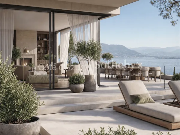 Villa contemporaine d'exception avec vue mer panoramique à Nice