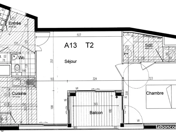 Appartement T2 50 m2 à louer - Pinel