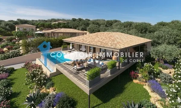 Villa T5 vue mer avec piscine Sari-Solenzara