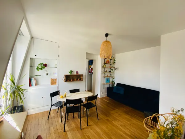 Loue appartement 35m² meublé Marx Dormoy Paris 18ème