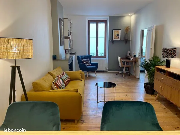 Appartement meublé T2 55 m2 prox Lyon