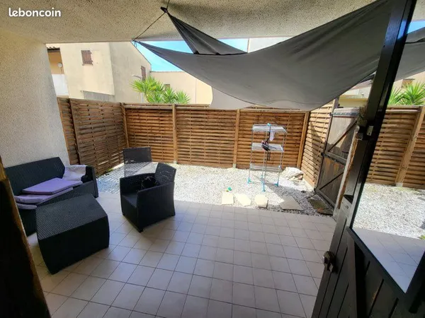 Studio 23 m² avec jardin de 23 m² et parking - Cagnes-sur-Mer