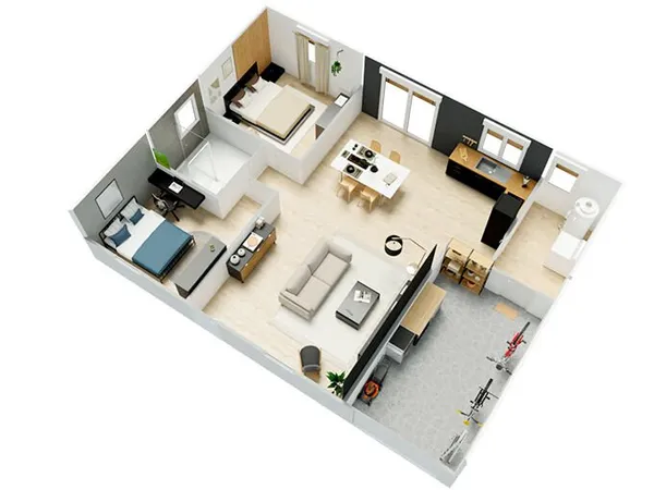 Projet de construction - Maison ANKARA à Saint‑Pierre‑d'Eyraud (24)