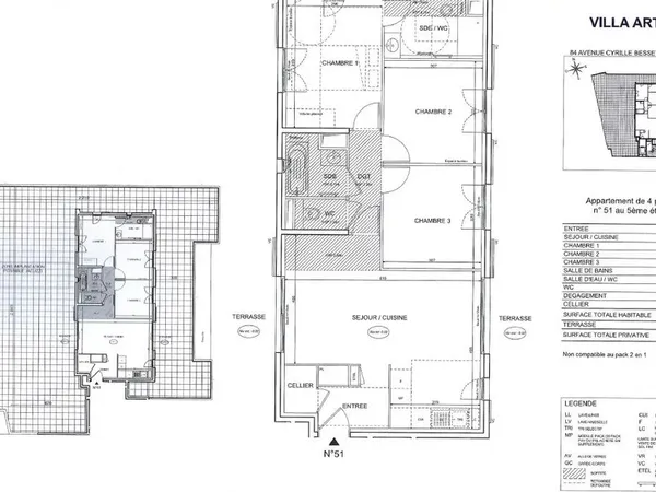 Appartement 4 pièces 78 m²