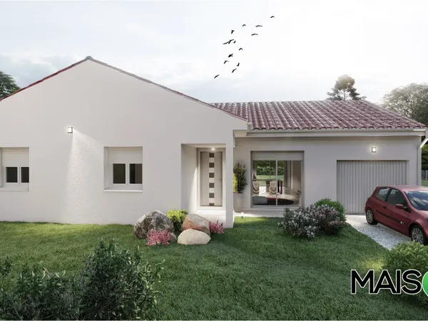 Terrain + maison 114 m²