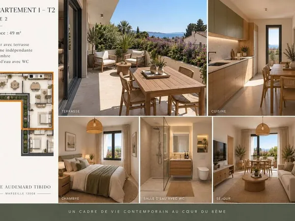 Appartement 2 pièces 30 m²