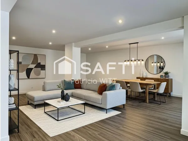 À 20 min de Genève en tram - Appartement 120 m² entièrement rénové au coeur d'Annemasse