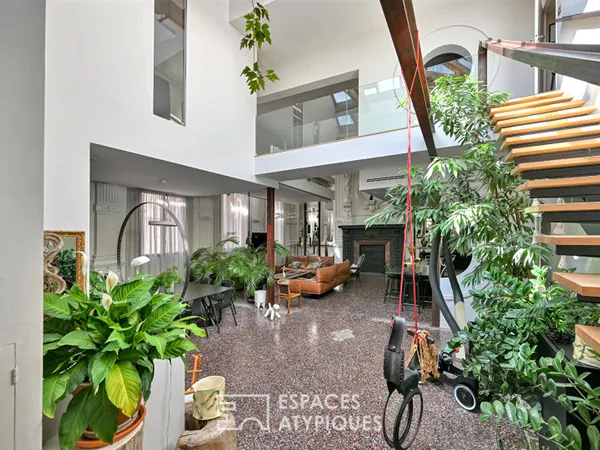 Loft Napoléonien avec terrasse et bassin sur les toits