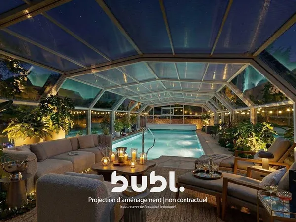 Propriété 470 m2 / terrain 1 193 m2 - piscine couverte chauf