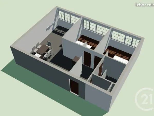 Appartement 3 pièces 70 m²