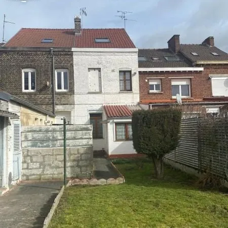 Maison 4 chambres avec jardin - 76 m² - Denain - Réf. DEN-01