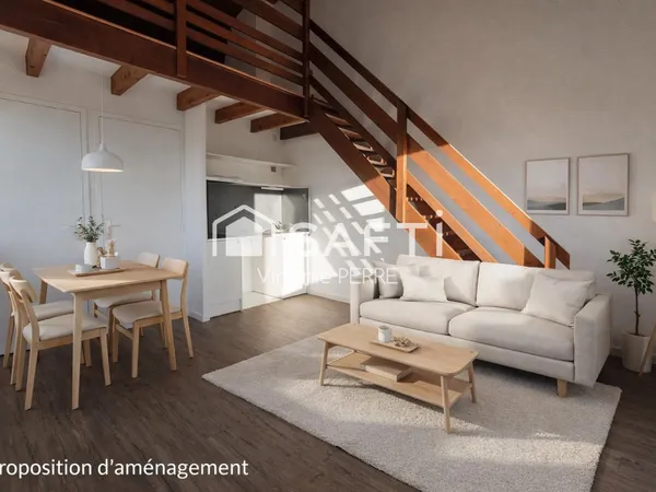 APPARTEMENT T1 bis avec terrasse et parking - 27m2 - SAINT-PALAIS-SUR-MER (17420)
