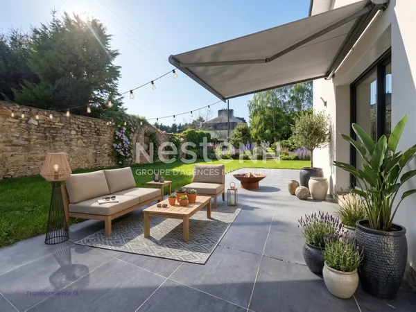Maison récente à vendre à Vannes Ténénio 4 chambres, vie de plain pied garage bel environnement