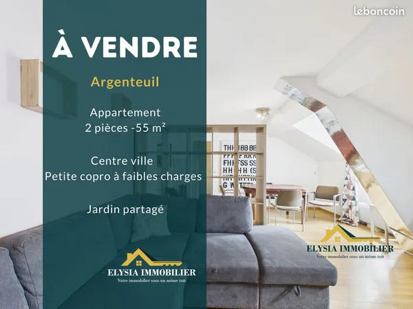 Appartement 2 pièces 55 m²