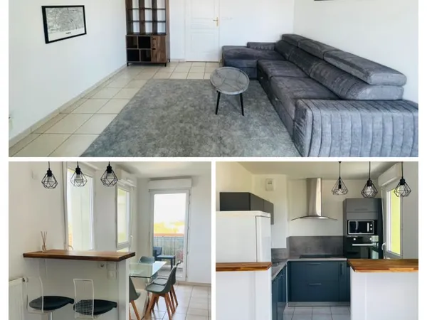 T3 meublé 65m² avec Balcon, Box Fermé & Clim - La Soie