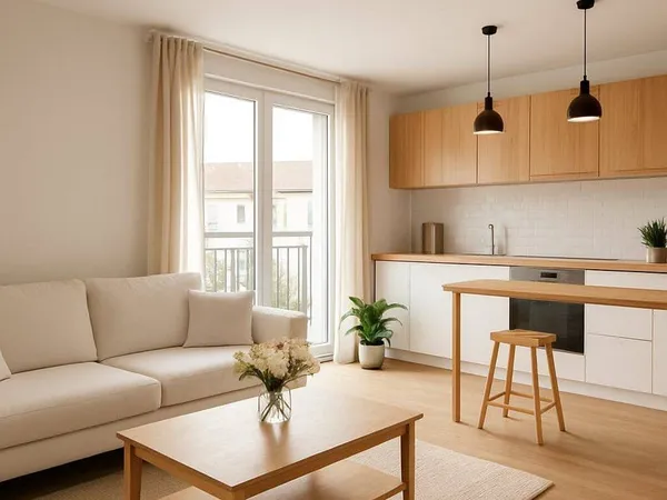 Appartement 2 pièces 43 m²