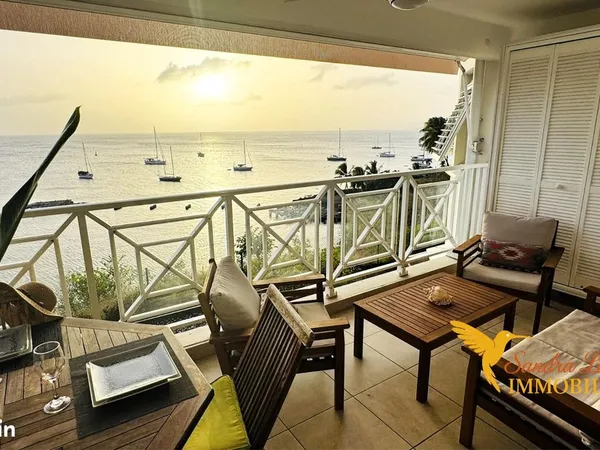 Appartement vue mer panoramique | Terrasse 13m² | Les Trois-Îlets