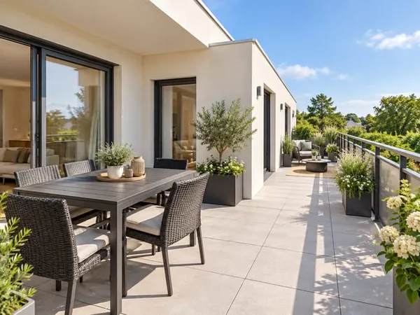 4 PIÈCES AU DERNIER ÉTAGE AVEC TERRASSE DE 31m² SUD