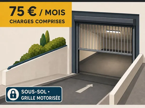 2 garages à louer - 5 min place Darcy