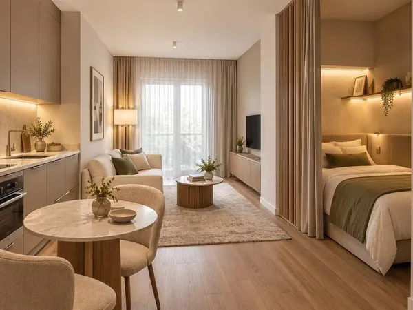 Studio 1 pièce 36 m²