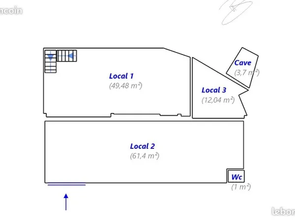 Local commercial 128 m²