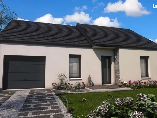 Projet de construction d'une maison 65.68 m² avec terrain à TINTENIAC (35)