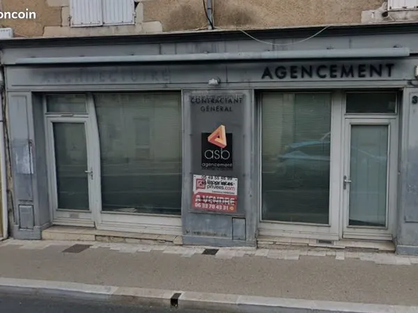 Local commercial / professionnel 60 m² — Poitiers Pont Neuf