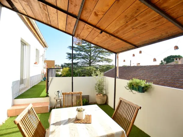 Appartement T4 91 m² avec terrasses et balcon - Baillargues - Dernier étage