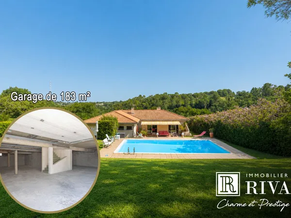 MAISON 170 m2 + GARAGE 183 m2 - 4 CHAMBRES - VUE DEGAGEE