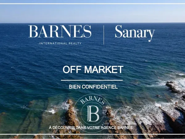 Vente confidentielle - Littoral Varois - Propriété Front de Mer