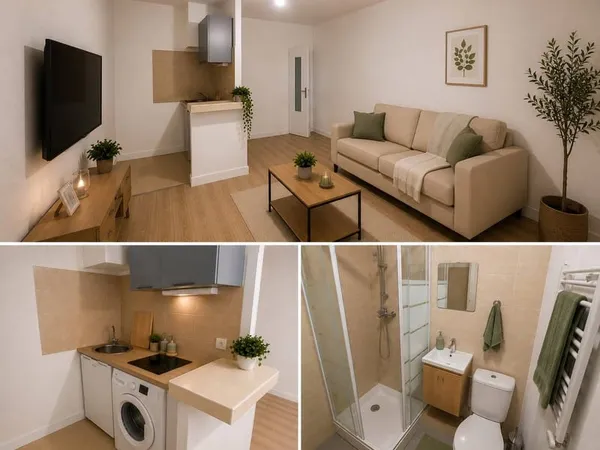 Appartement 1 pièce 22 m²