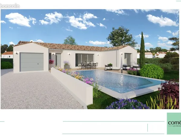 L'ILE-D'OLONNE Projet de construction d'une maison 105 m² avec terrain à 3 chambres + garage