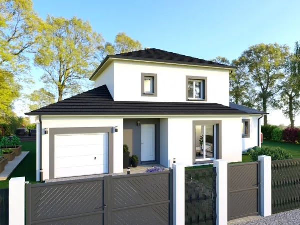 Terrain + maison 124 m²