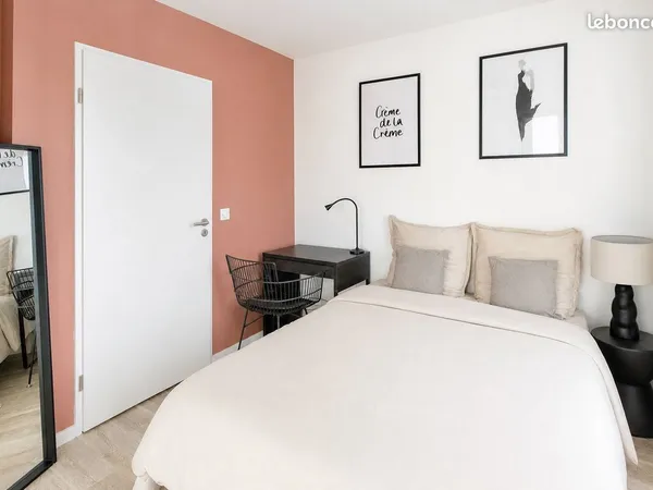 Emménage dès maintenant dans cette confortable chambre de 10 m² en coliving à Bordeaux - BO31