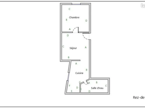 Appartement 2 pieces a louer