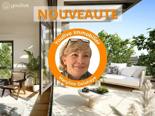 Beau studio lumineux avec terrasse à Angers