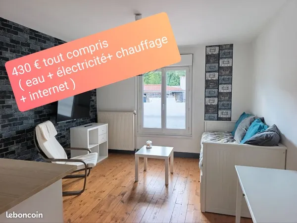 Studio 25m2 , 430 tout compris
