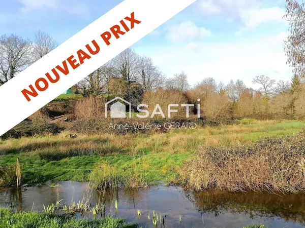 Belle parcelle vallonnée près l'étang pêche La Dorée