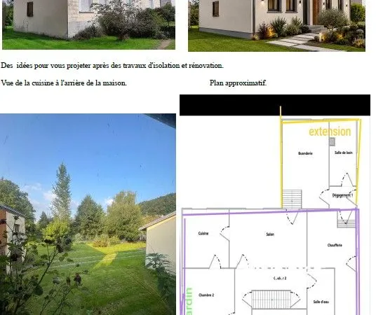 Envie de créer votre cocon à votre image: cette maison à fort potentiel de 132 m² sur un magnifique 