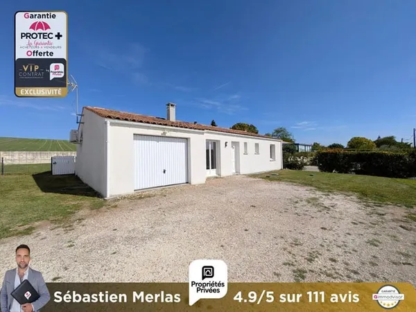 Garantie Protec+ 12 mois inclus ! Maison 4 pièces avec jardin