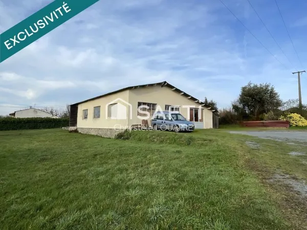 Hangar de 200m² sur Terrain constructible 2644m²