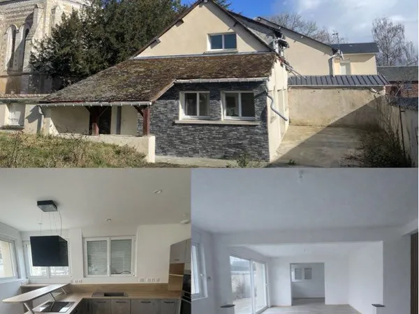Maison entièrement rénovée 120m2 exposée plein sud