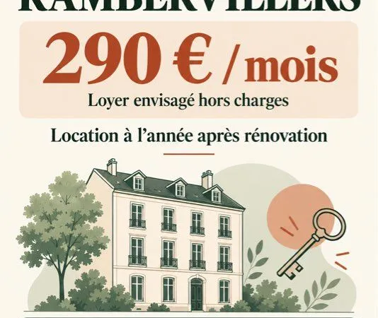 Appartement Location Rambervillers 1p 25m² 320€