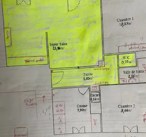 Appartement de 63m2 à louer sur Saint-Étienne