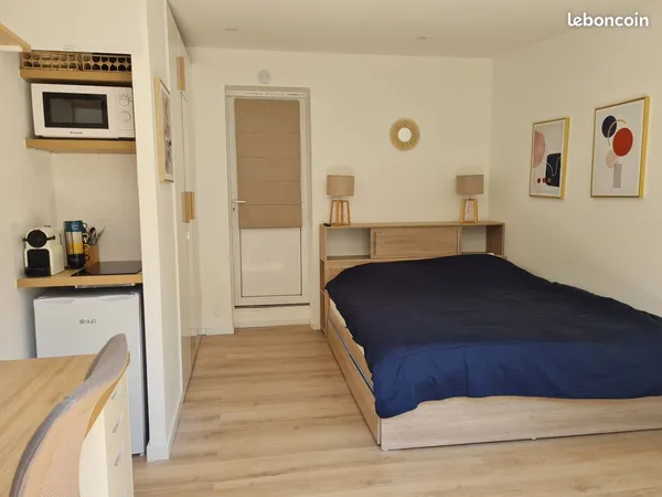 Coliving - studio donnant sur jardin Tcg centre