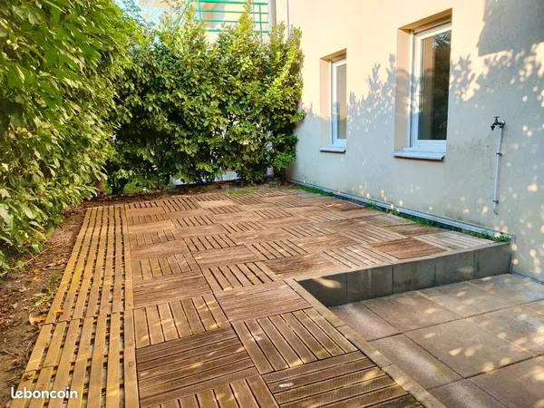 Appartement type 2 en rez-de-chaussée jardin