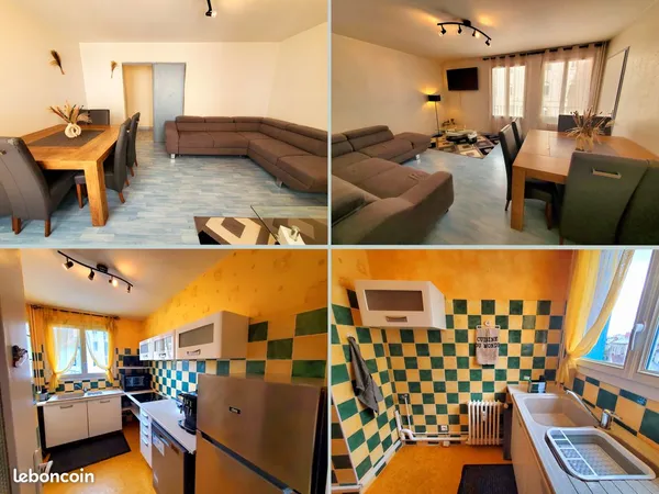 Appartement meublé 57 m² - Montluçon - 600 CC