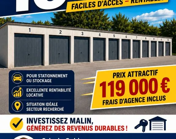 Parking/box 10 pièces CAMBRAI