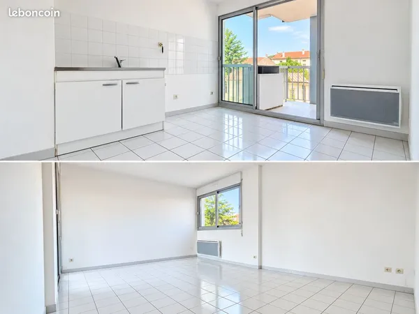 T2 45 M²-Balcon-Parking privatif-Résidence sécurisée proche gare et commerces